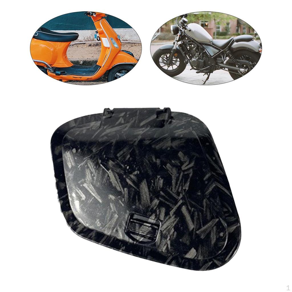 Крышка бокового кармана мотоцикла Прочная для сборки Yamaha Nmax Черная полоса
