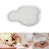 Versatile Cloud Shaped Silicone Mold Durable Silicone Tray Mold for Handmade Resin Cement Plaster Art Plate Accessory
