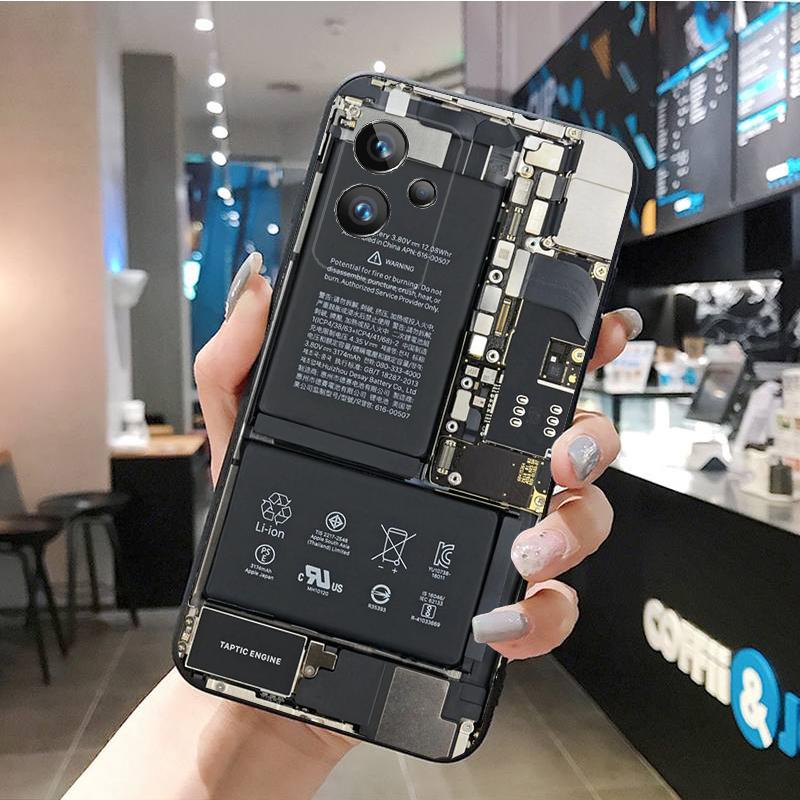 Чехол для телефона с аккумуляторной платой для OPPO Realme C21Y X3 SuperZoom C11 GT2 C25S C35 C31 9 ProPlus Find X2 X5 Pro X3 Neo X5 Lite