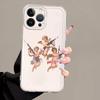 Мягкий чехол-бампер 'Ангел Малыш' для iPhone 17 Pro Max 13 Pro 15 16 XR 11 12 Mini XS Max Air 7 8 14 Plus
