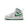 Air 1 Mid SE TD Grey Pine Green Детские кроссовки Белые светло-дымчато-серые DC7250-103