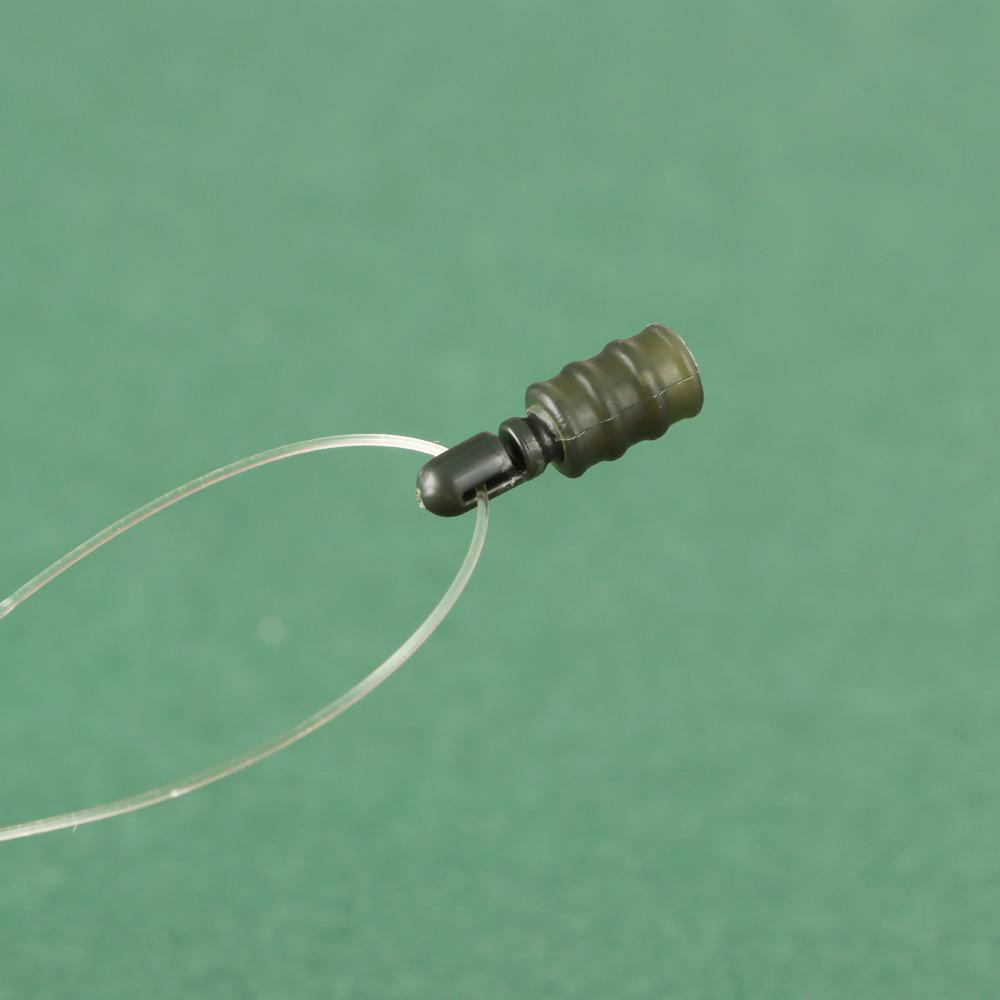Change Hook Length Terminal Bead Fishing Feeder Line Holder Trough Fishing Rigs Connector Bead