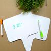 10Pcs Dry Erase Answer Paddles Handheld Double Sided Paddle Mini White Boards Small White Board Dry Erase Signs Auction Paddl