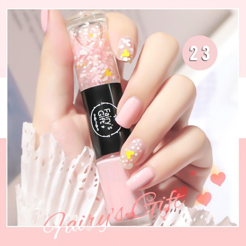 Двойной лак для ногтей быстро сохнущий