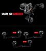 LIVRE 11553 Crank 120 B Series with PT35B All (CRANK 120) knob, Daiwa/ABU, Left-Handed Reel, Black, FLDK120-B35-BKBK