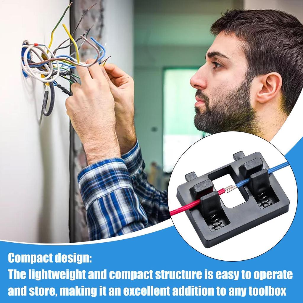 Electric Wire Welding Fixture Portable Welding Electrode Holder Precise Cable Soldering Clamp Multi-functional Compact Holding