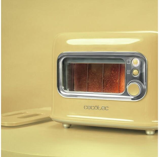 Toaster Cecotec 08041 RetroVision Yellow