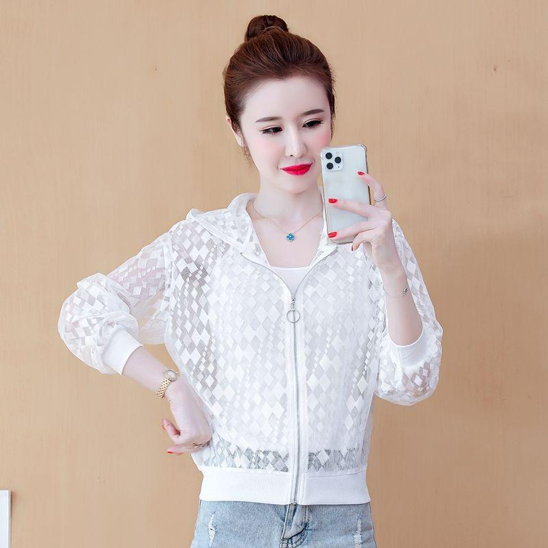 Женская летняя легкая дышащая сетчатая куртка с защитой от солнца 2025