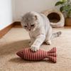 Игрушки для кошек Мягкая льняная интерактивная игрушка для игры, для домашних тренировок, аксессуар для питомца с кошачьей мятой для котят, для ежедневных развлечений