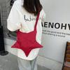 Cute Star Crossbody Bag Harajuku Five-pointed Star Canvas Bag Star Shape Shoulder Bag  Students
