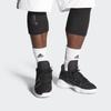 adidas Мужские баскетбольные кроссовки Pro Vision с круглым носком, шнуровкой, прочные, средней высоты, черные EE4588