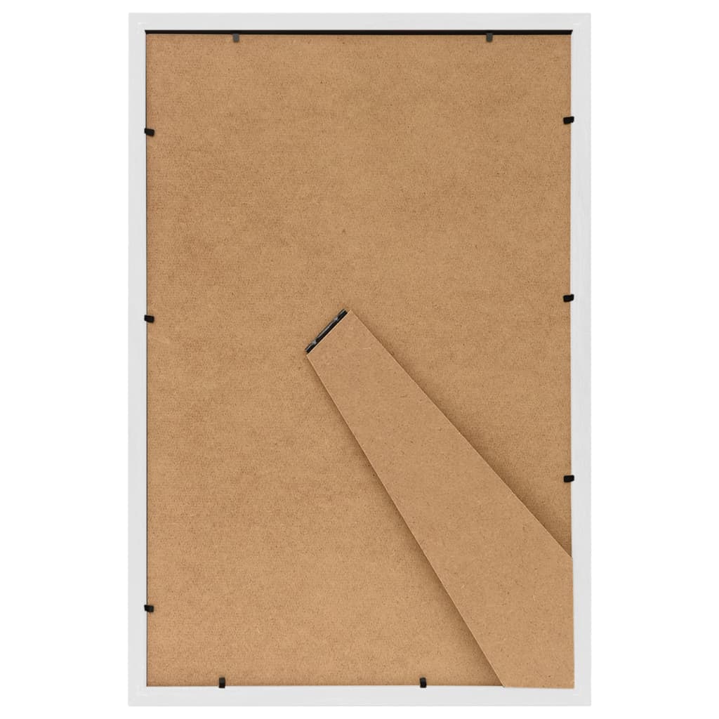 Photo Frame Collage Set 5 Pieces for Tabletop Use White 21 x 29.7 cm MDF