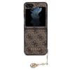 Guess Guhczf5Gf4Gbr F731 Z Flip5 Brown Hardcase 4G Charms Collection