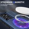 For Samsung Galaxy S21 Ultra 5G Case Magnetic Slim-Fit PC+TPU Phone Shell with Slide Lens Cover
