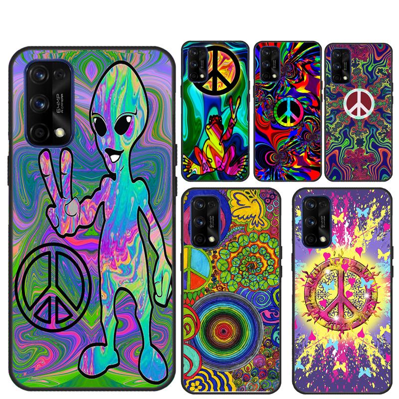 Psychedelic Art Peace For Realme GT 7 Pro 5 GT 6 6T C67 C61 C55 C53 C51 C21Y C25S C75 10 11 12 13 14 Pro Plus Case
