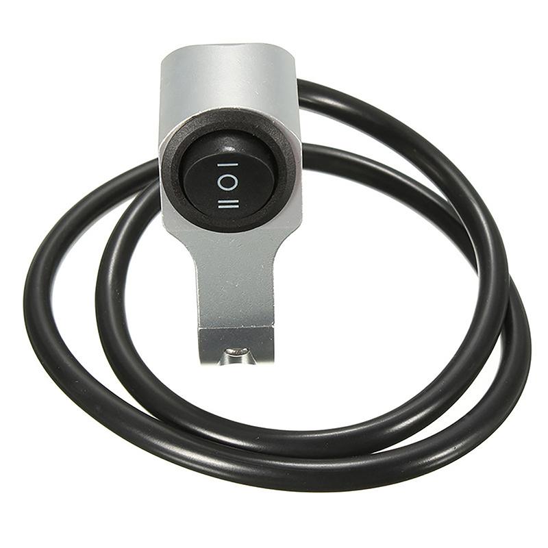 Переключатели фар на руль мотоцикла Кнопка включения третьей передачи Переключатель из модифицированного алюминиевого сплава Водонепроницаемые переключатели противотуманных фар