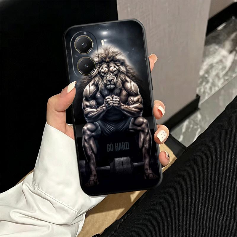 Мягкий чехол для телефона с изображением льва, мужчины, короля для Xiaomi Poco X5 X6 X7 X8 Pro Max X3 F7 F8 Ultra M8 M7 M6 M5 Redmi 15 15C 14C 13C 12C X4 F6
