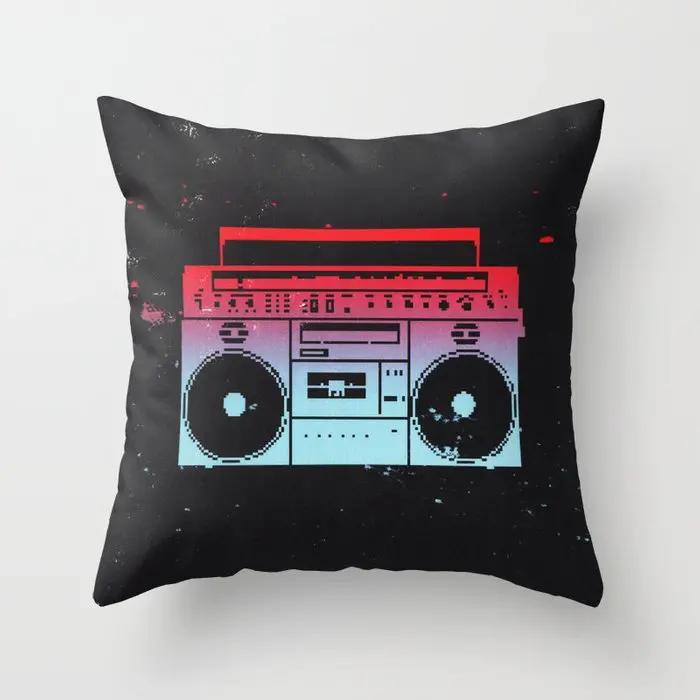 Home Decor Cushion Covers Video Game Vintage Pillow Sofa Bed Seat Gaming Fan Cushions