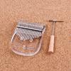 17 Keys Transparent Kalimba African Thumb Piano Musical Instrument Finger Piano