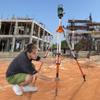 VEVOR Laser Level Tripod Stand, 5/8"-11 Thread Mount, 45.07-114.37 inch Height Adjustment Heavy Duty Survey Tripod