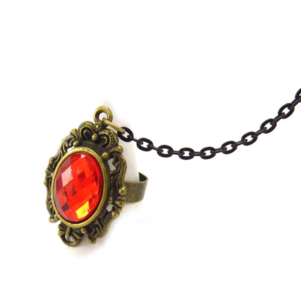 Les Trésors De Lily [К6575] - Дизайнерский комплект "Куртизанки" красный черный (кружевно)