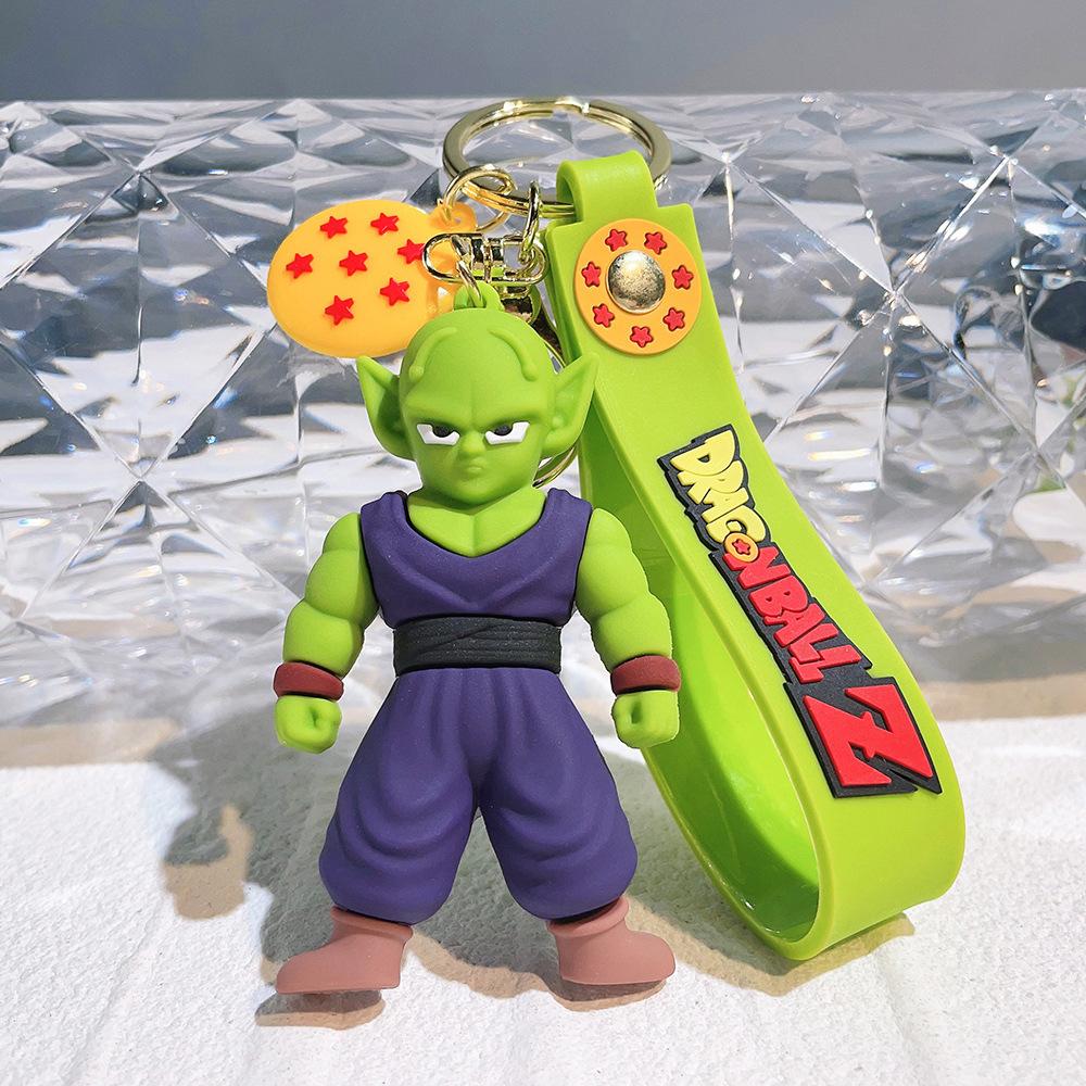 Брелок Dragon Ball Z Аниме Супер Сайян Гоку Фигурка Милый Брелок Подвеска на Сумку Украшение для Машины Аксессуары для Ключей Детская Игрушка Рождественские Подарки