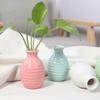 Desktop Plant Hydroponic Vase Simple Style Tabletop Ceramic Vase for Living Room Bedroom Ornaments Garden Small Flowerpot