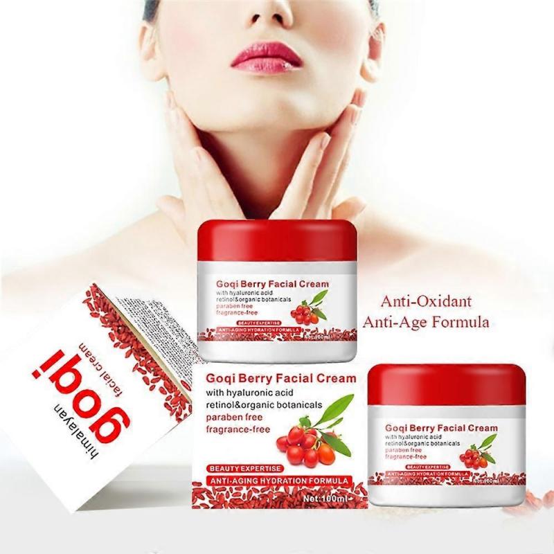 Крем с ягодами годжи Антивозрастной Против морщин Увлажняющий Уход за кожей Увлажняющий крем для лица Восстанавливающий 100 г