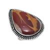 Natural Noreena Jasper Gemstone 925 Sterling Silver Jewelry Ring Size 7 T1Q43