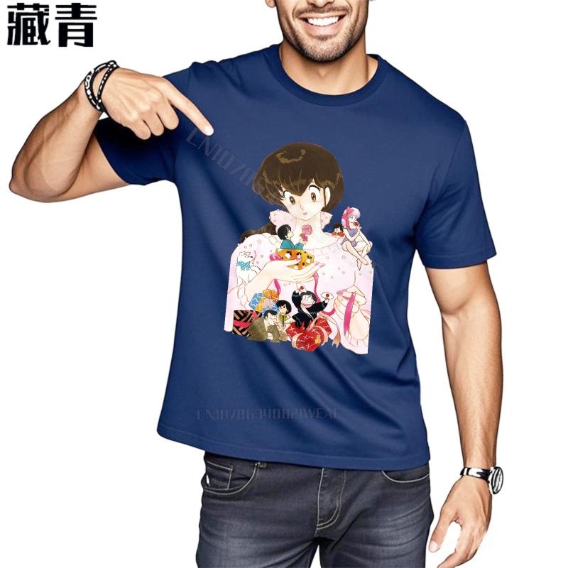 Tshirt Men Adult New Teeshirts Anime Girl With Pets Short Sleeve Classic Tshirt Cool Cotton Essential Teeshirts