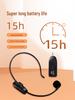 2.4G Wireless Teacher's Microphone Set with Amplifier, Headset, Boom Pole, and Speaker.