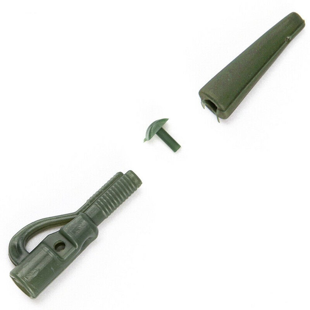 Safety Tubes 50pcs Fishing Terminal Fishing Tackle Lead Clips Tail Rubbers
