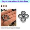 4Pcs 6800 6801 6802 6803 6804 6805 6806 6900 6901 6902 6903 30407 24377 -2RS Thin Wall Rubber Sealed Deep Groove Ball Bearings