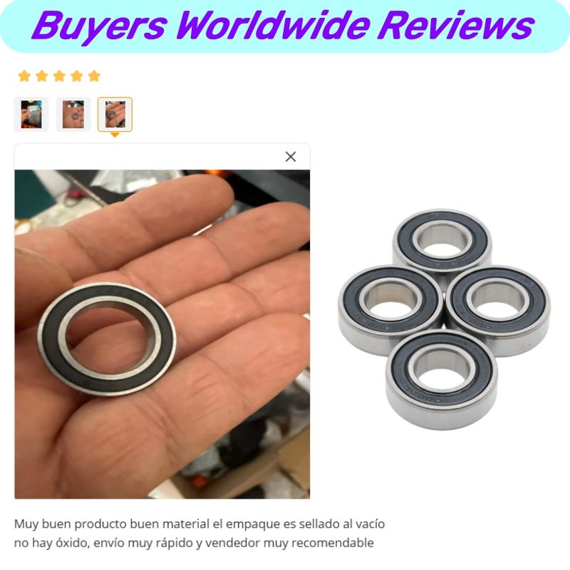 4Pcs 6800 6801 6802 6803 6804 6805 6806 6900 6901 6902 6903 30407 24377 -2RS Thin Wall Rubber Sealed Deep Groove Ball Bearings