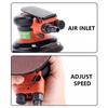 Pneumatic Sander 5 Inch Polishing Sanding Waxing for Car Wall Wood Paint and Rust Removal Black