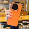 Роскошный Чехол-Крышка с Дизайном из Кожи с Текстурой Крокодила для Vivo iQOO 15 и iQOO 13, Тонкий, с Оранжевым Кольцом для Камеры, Ударопрочный
