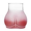 Прозрачная чашка для питья 3D Butt Shape Glass Whisky Juices Cup For Cold Juices