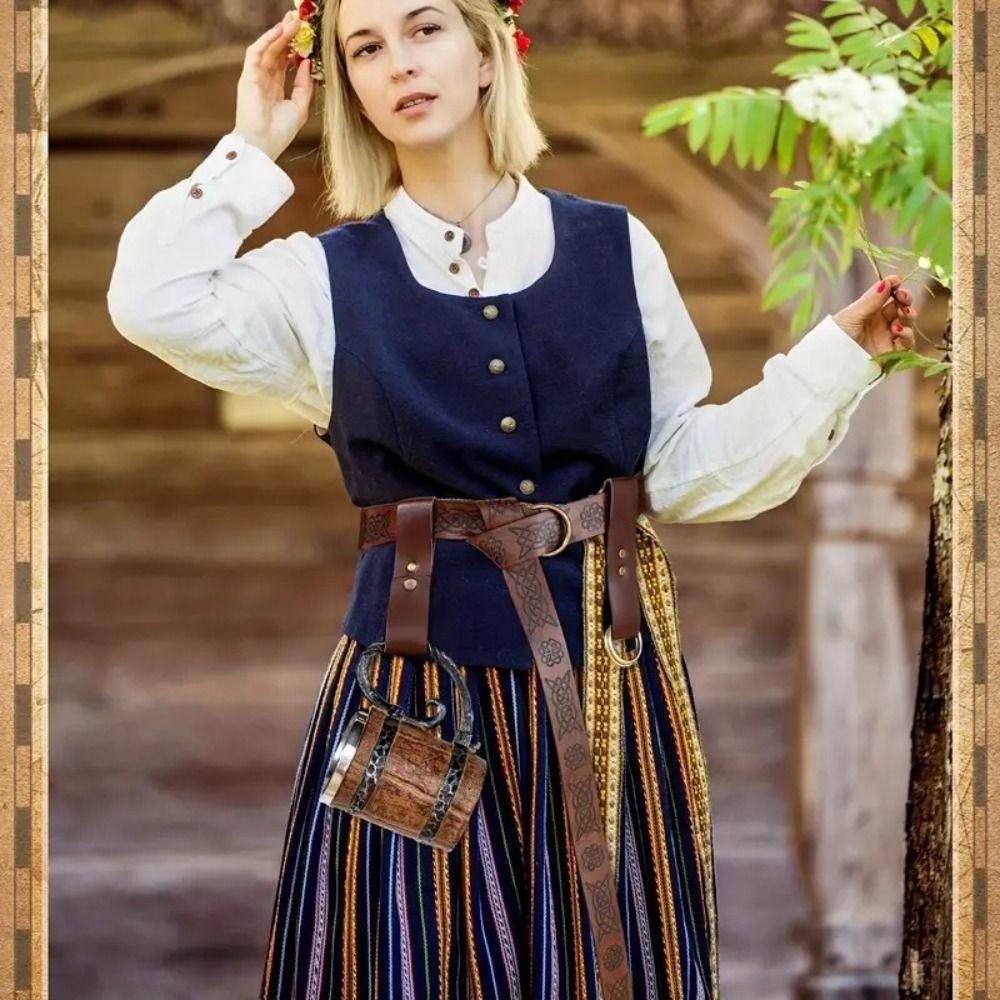 Печать пояса викингов эпохи Возрождения, тисненая кожа, средневековый пояс, кельтский пояс, фото профессионалов