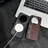 Для Honor Magic8 и Magic 8 Pro Кожаный чехол «Гоночная трасса» MagSafe Присоска Контрастные Цвета Клавиш Рамка для Камеры Покрытие Защищающее от Отпечатков Пальцев