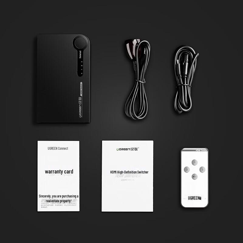 Ugreen 3-портовый HDMI-переключатель 4K