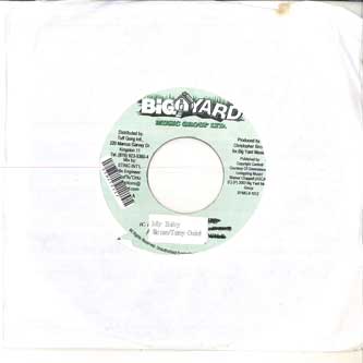 7-дюймовая пластинка BRIAN & TONY GOLD - My Baby NONE BIG YARD Ямайка Регги, Ска и Даб Б/У