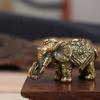 Латунная миниатюрная фигурка слона Фортуны, демонстрационная форма, украшение для домашнего декора, подарок