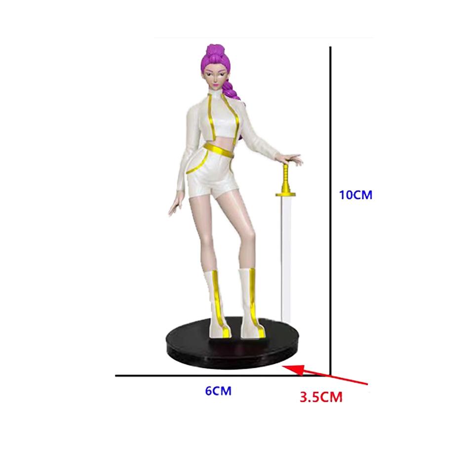 7pcs/Set Kpop Demon Hunters Action Figure Toy Derpys Tiger Rumi Mira Zoey Sussy Figurine Doll For Fans Gift