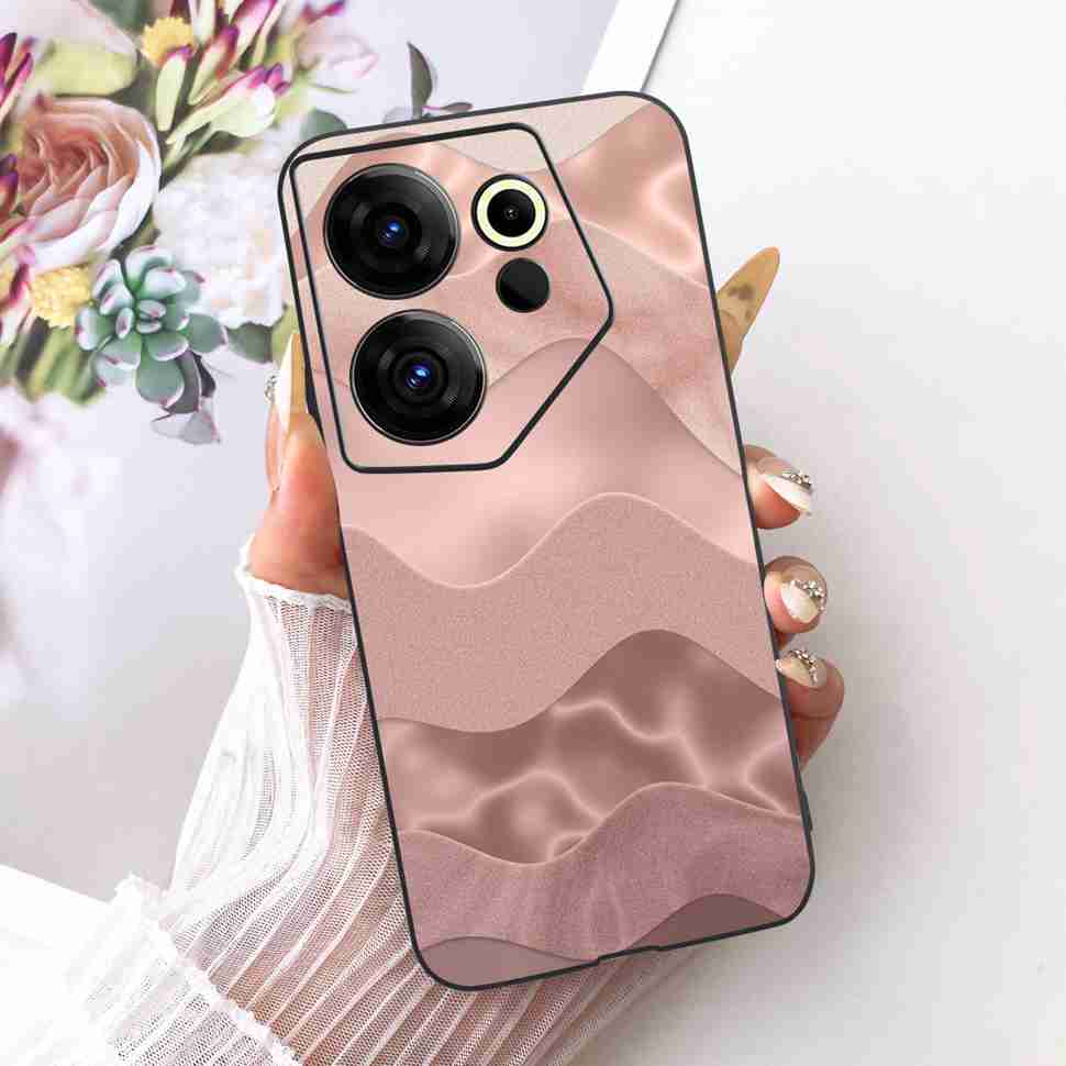 Чехол для Tecno Camon 20 Premier CK9n Стильная Цветная Раскраска Силиконовый ТПУ Черный Чехол Для Camon 20 Premier Чехлы для Телефона Fundas