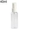 Portable Travel Transparent Plastic Empty Cosmetic Sample Spray Bottle Atomizer
