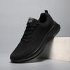 2026 summer new men's shoes black fly-woven mesh sneakers soft sole large size running shoes men's casual shoes