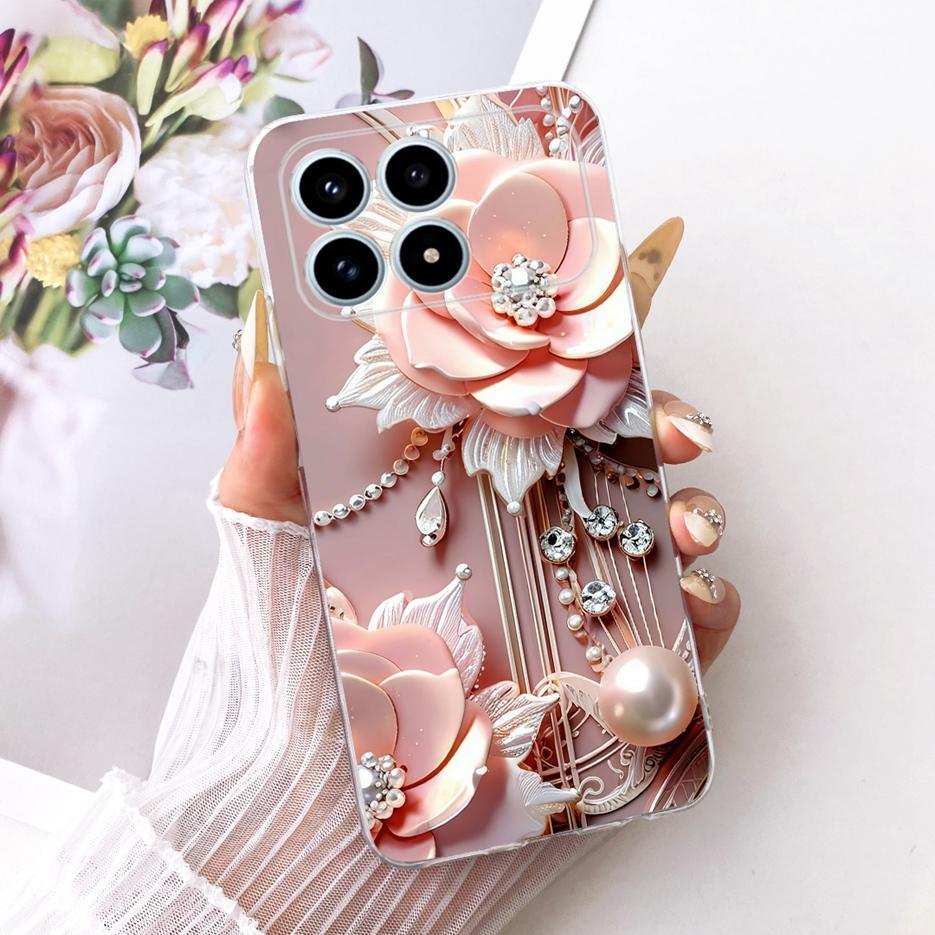 For Xiaomi Poco F8 Pro Ultra Case Stylish Butterfly Painted Cover Soft Silicone Case For Xiaomi Poco F8 Ultra PocoF8 Pro 5G Bags