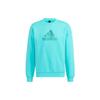 Logo Print Pullover Crew Neck Sweatshirt Men Sweatshirt Blue HM2983