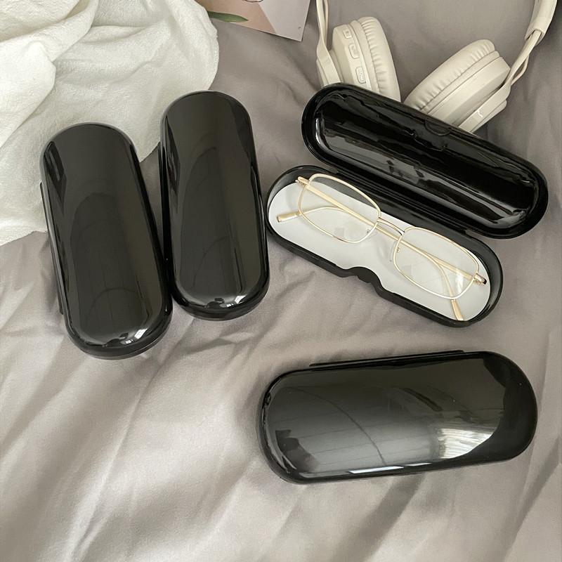 Кремовый цветной футляр для очков, дорожный защитный органайзер для очков, женские портативные милые солнцезащитные очки, коробка для хранения очков