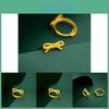 Bow Charming Brass Tie Ring For Women Delicate Fashion Jewelry Gift Idea